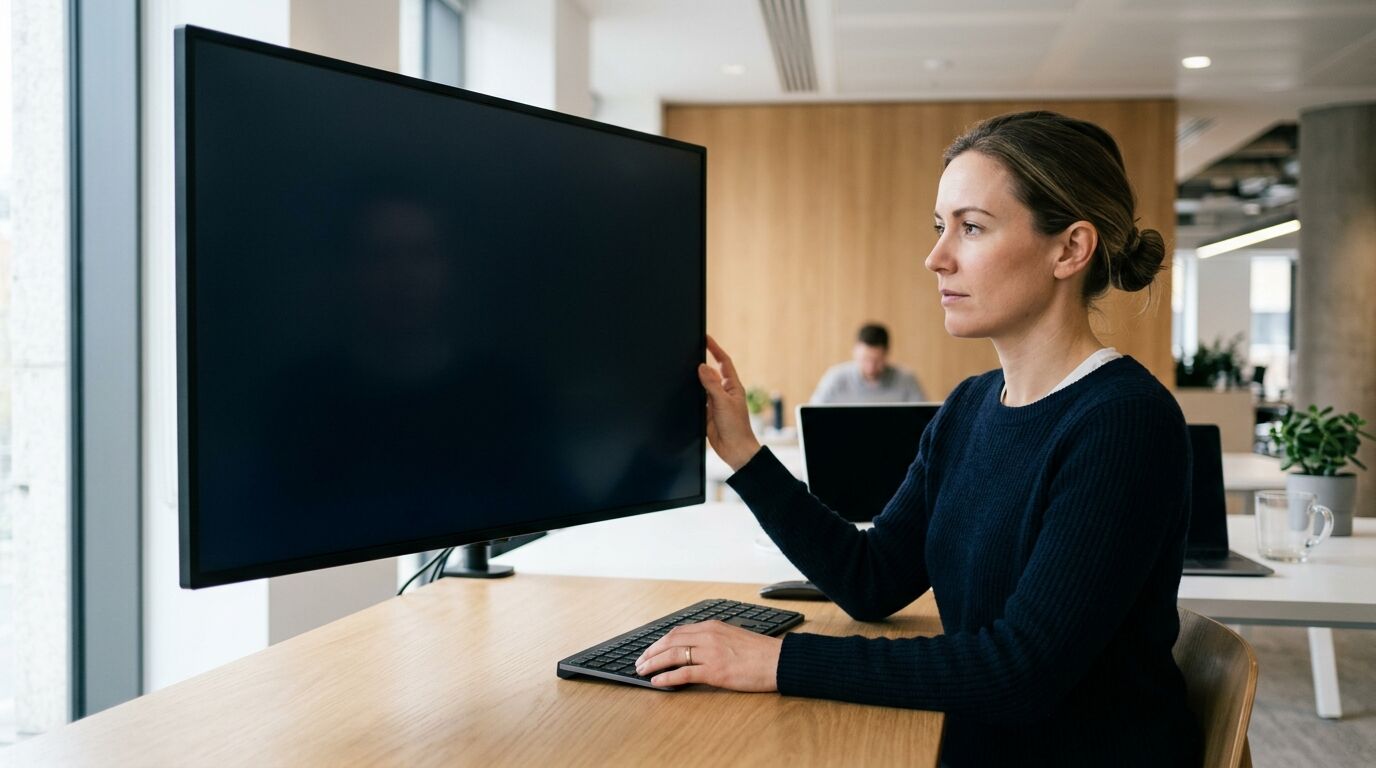 Managed service provider sales rep on a call with a small business owner, using MSP sales automation to track follow-up