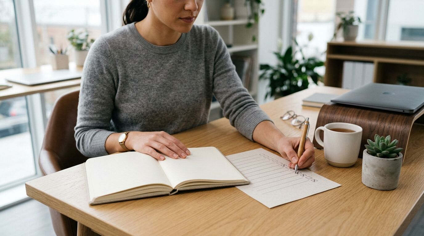 A sales manager reviewing Nooks pricing next to an all-in-one dialer quote on a laptop